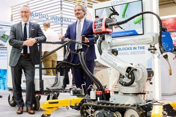 Comau And Fincantieri Present “MR4WELD”, The First Robotized Mobile Solution For Shipbuilding 